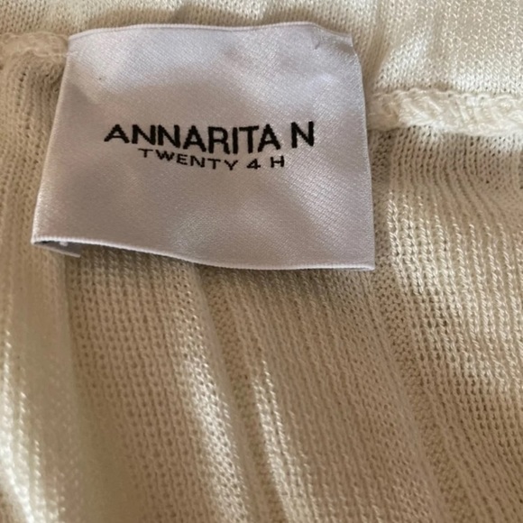 Annarita n crème tie sleeve sweater - Picture 5 of 10